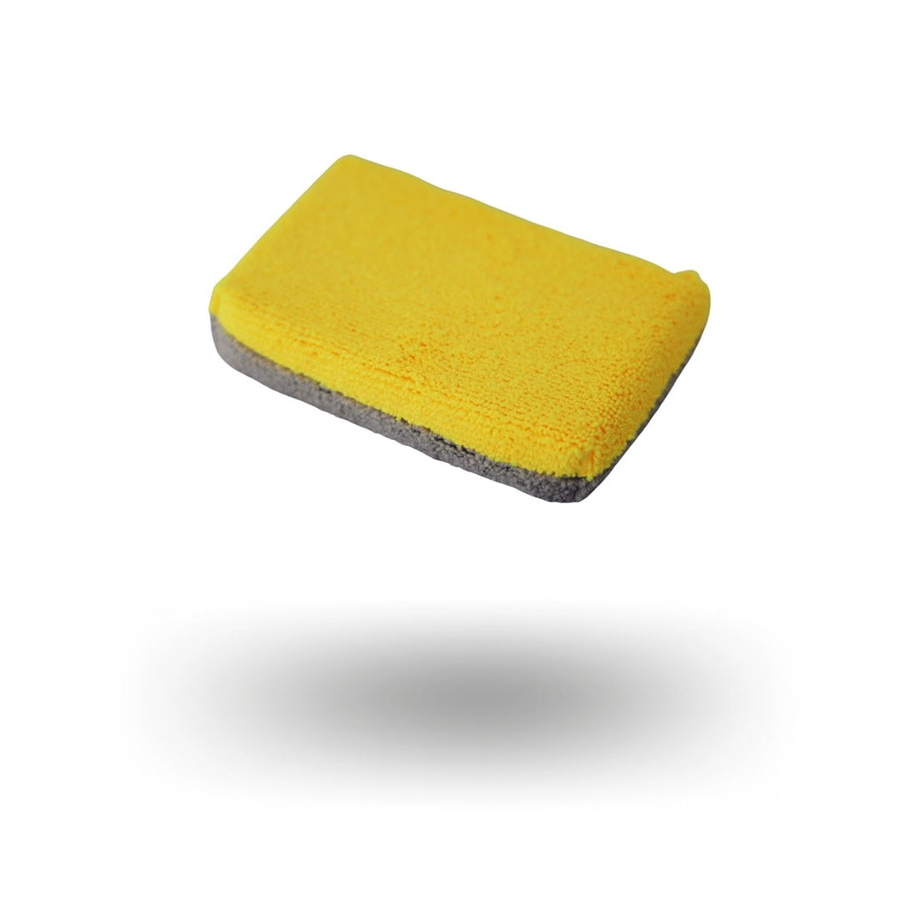 Microfiber Coating Applicator Sponge with Plastic Barrier - main