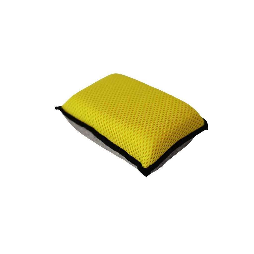 Mesh and Microfiber Sponge yellow side