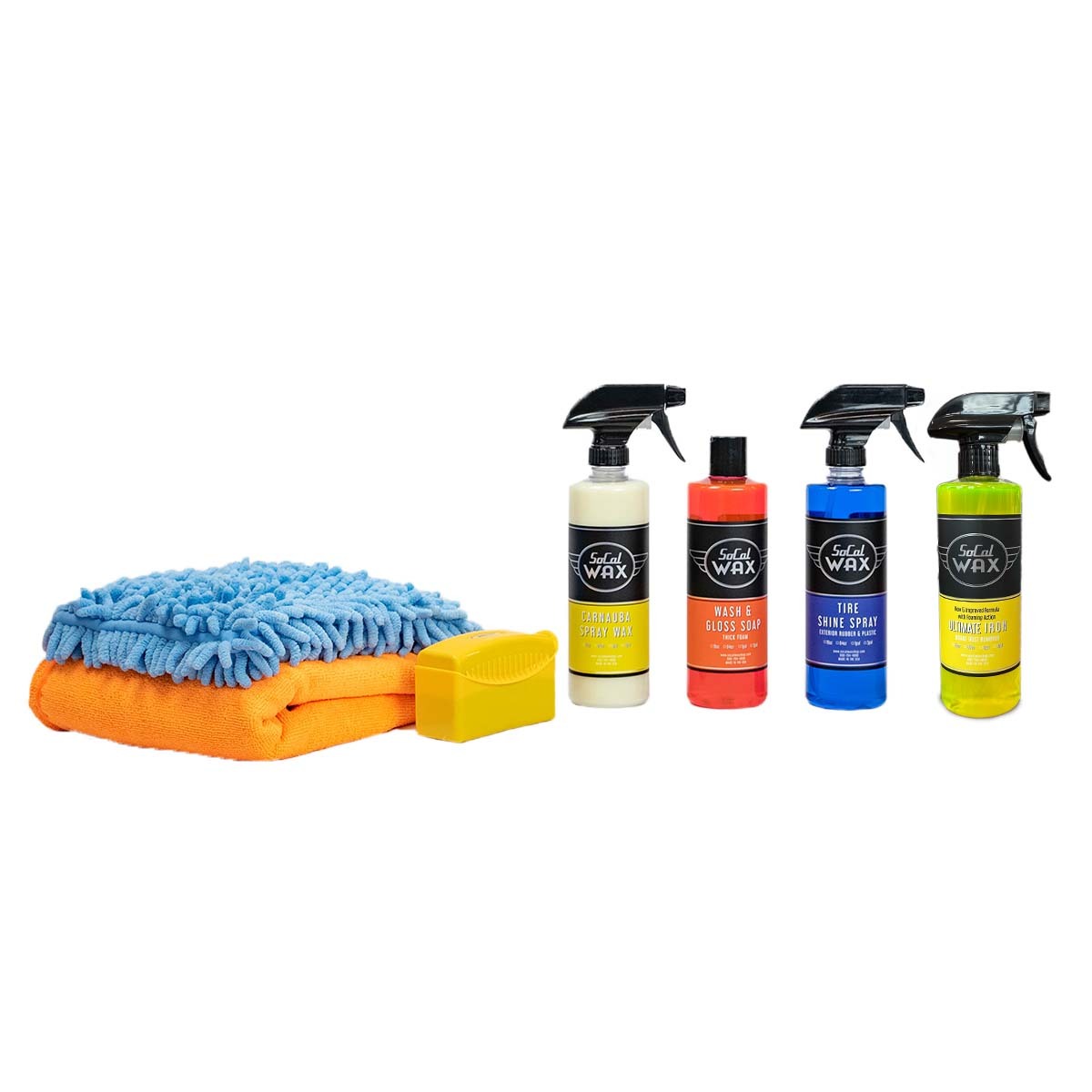 Waterless Wash Wax Mop Kits –