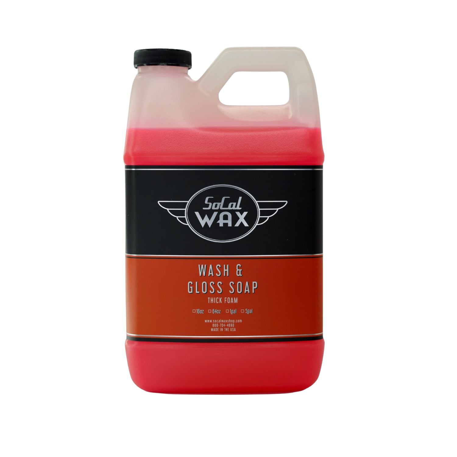 SoCal Wax Shop Wash & Gloss Soap  Car Shampoo - Car Wash Soap –  socalwaxshop