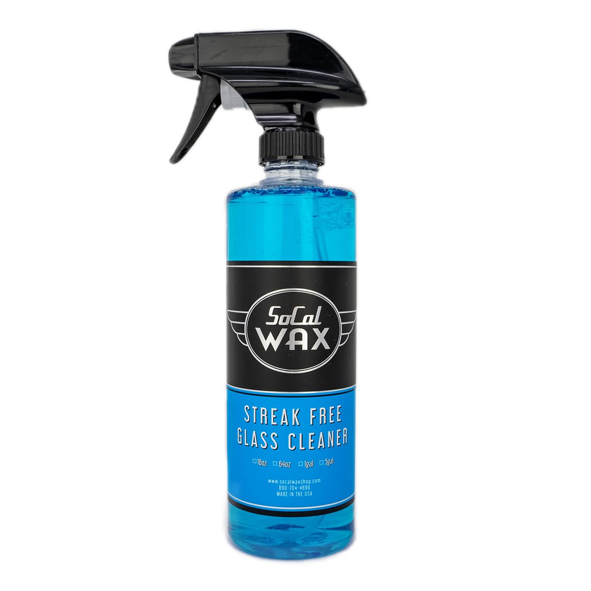 SoCal Wax Streak-Free Glass Cleaner  Ammonia Free Glass Cleaner - Car Window  Cleaner – socalwaxshop